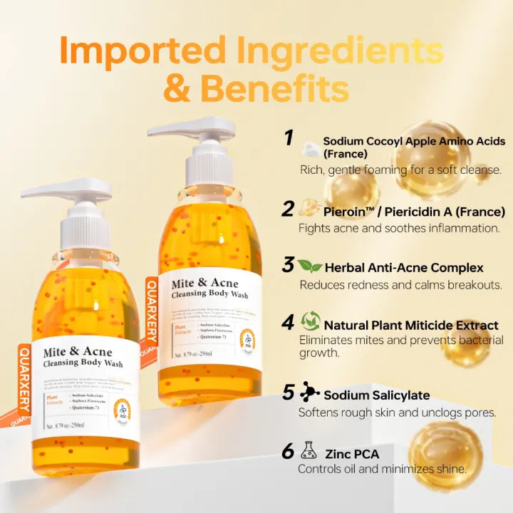 QUARXERY Mite & Acne Cleansing Body Wash