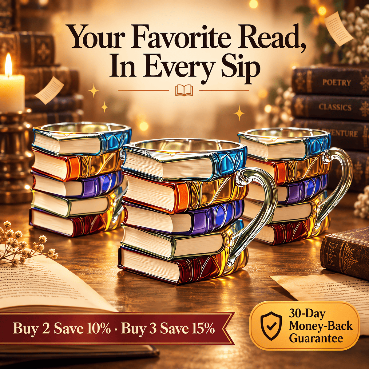 Your favorite books, now your favorite mug.