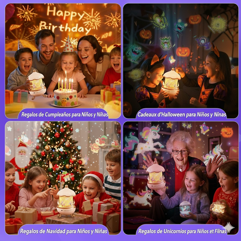 Projetor de Luz Noturna para Crianças